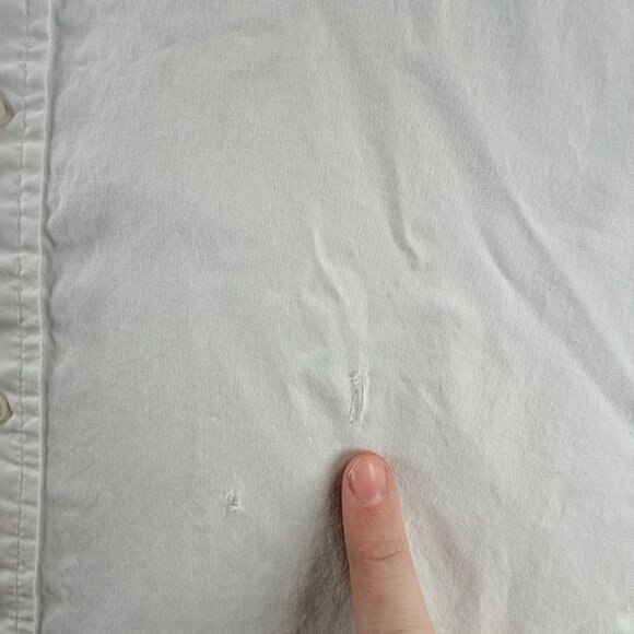 Faconnable Club *** 2XL Short Sleeve Button-Down White French Shirt Men Solid - Picture 6 of 16